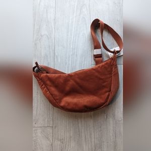 Uniqlo Corduroy Round Shoulder Bag